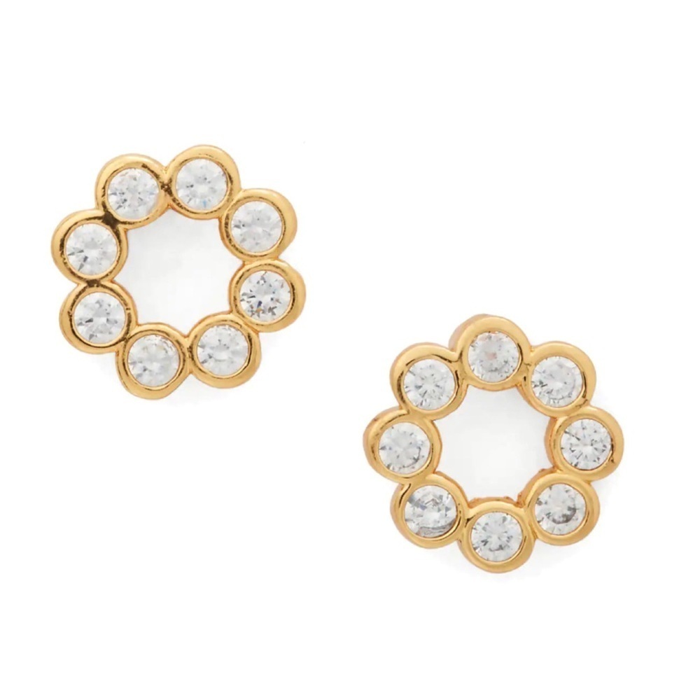 KATE SPADE • Gold Full Circle Earrings